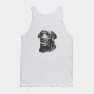 Labrador retriever - bw Tank Top